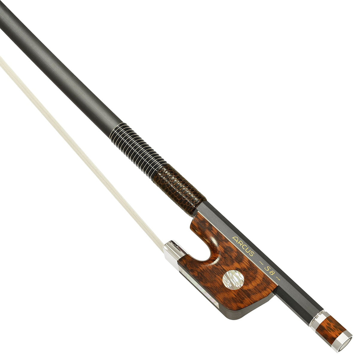 Arcus S8 Silver 935 French Style Round Double Bass Bow