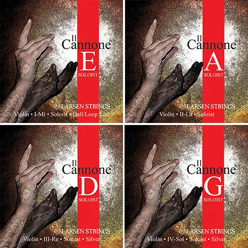 Larsen Il Cannone Solo Violin Strings 4/4 Set (Ball)