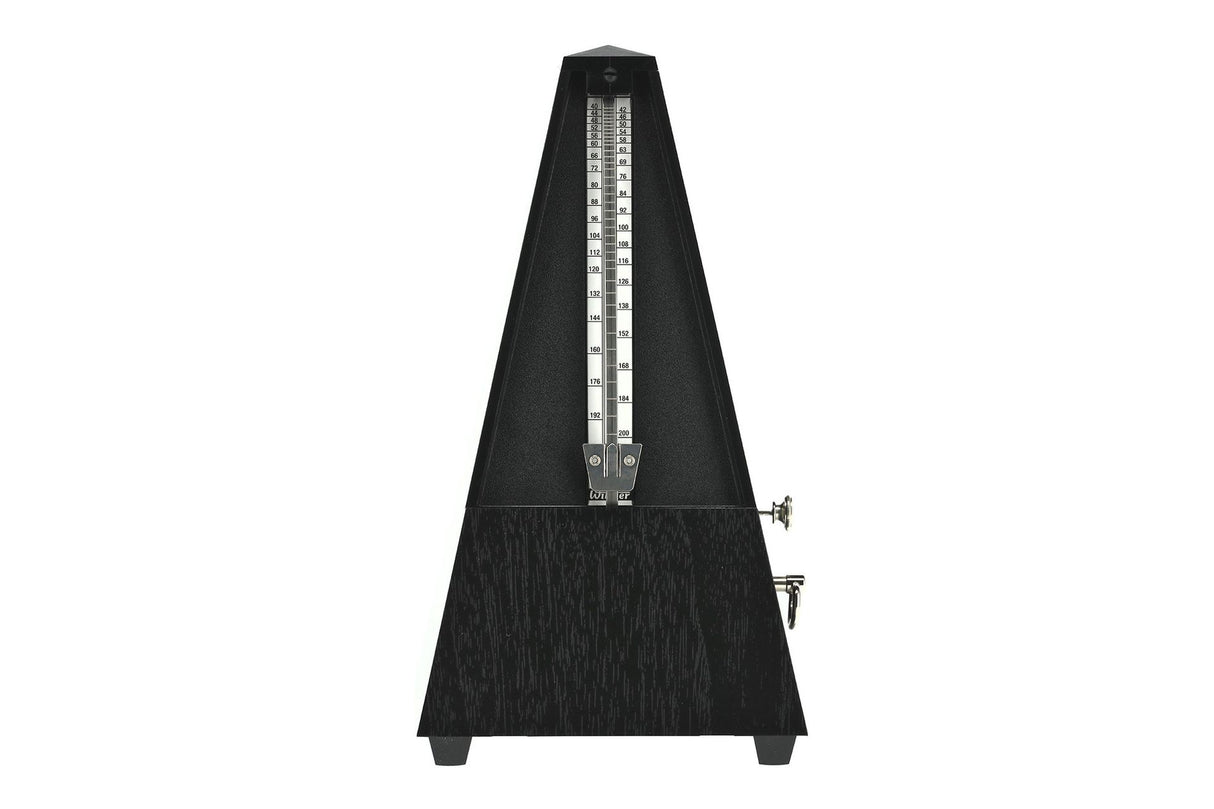 Wittner Pyramid Plastic Window Metronome with Bell Black