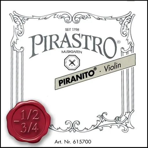 Pirastro Piranito Violin, E, 1/2-3/4