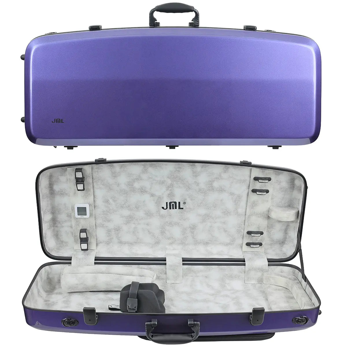 JML Carbon Fibre Adjustable 2.3 Oblong Viola Case Ocean Blue 15-16.5"