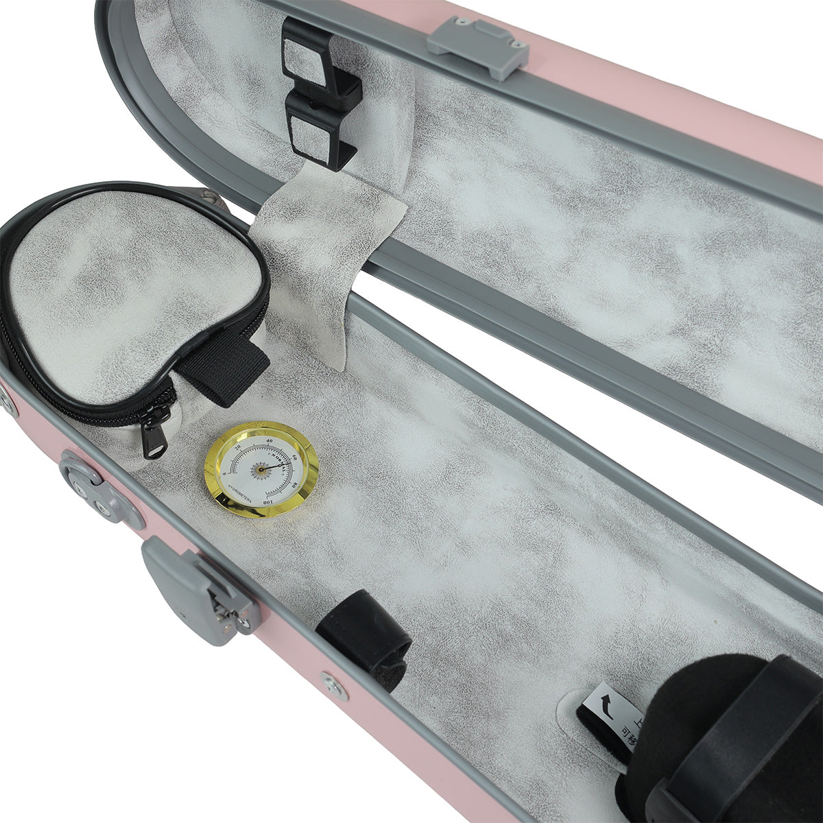 JML Carbon Fibre 1.5 Shaped Violin Case Sakura Pink 4/4