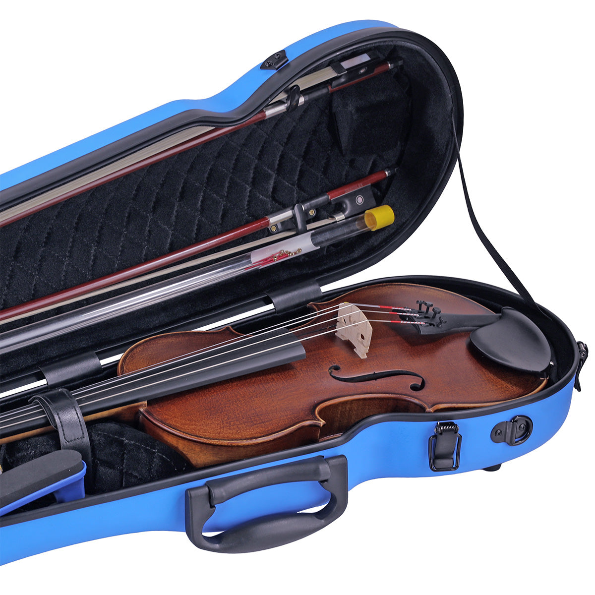 Vilion Shape ART Shaped Violin Case 1/2-1/4 Sky Blue – Violins Australia