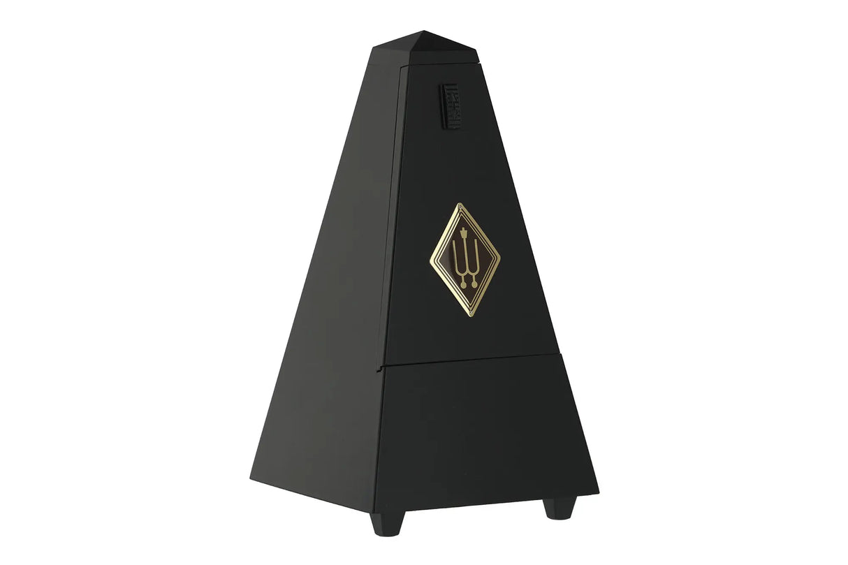 Wittner Pyramid Wood Metronome with Bell Black