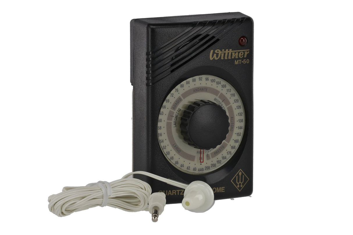Wittner MT-50 Metronome with Headphones Black