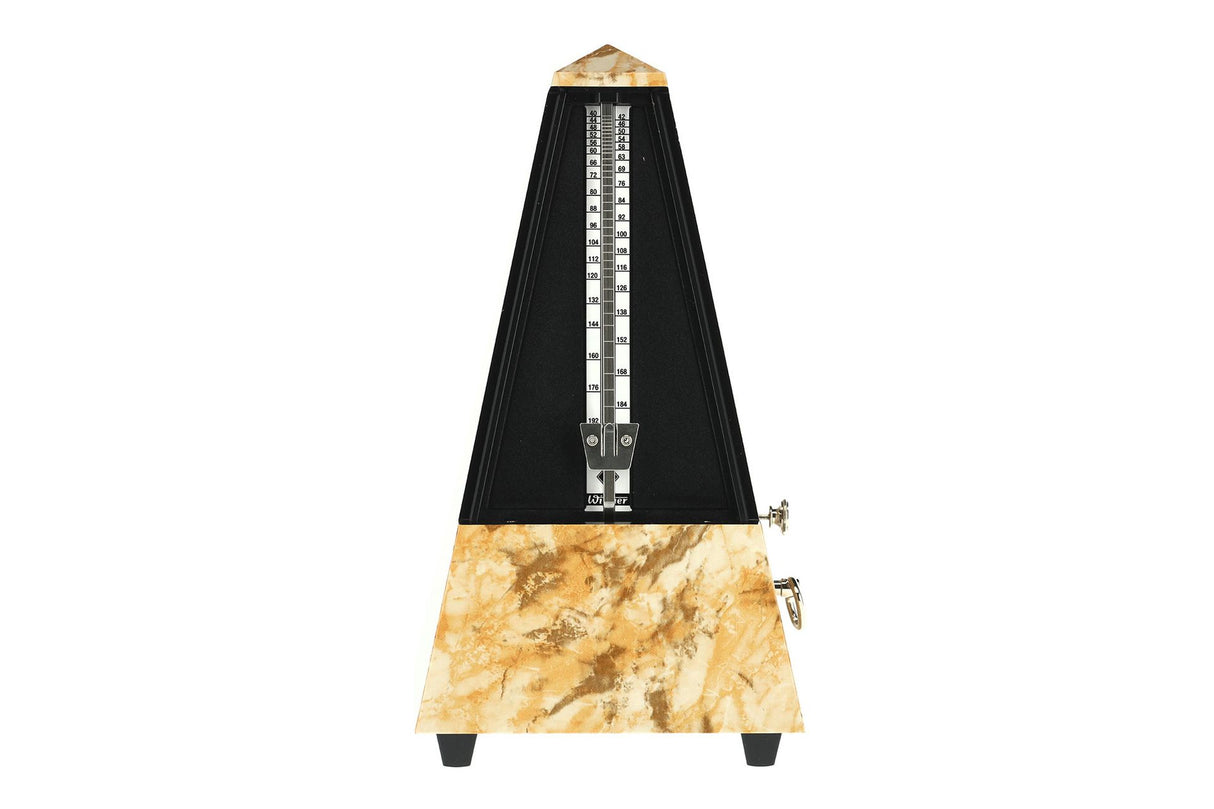 Wittner Pyramid Plastic Metronome with Bell Faux Marble