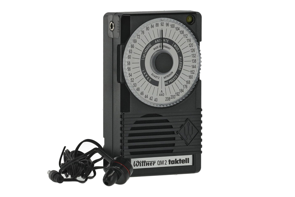 Wittner QM2 Metronome Black with Headphones