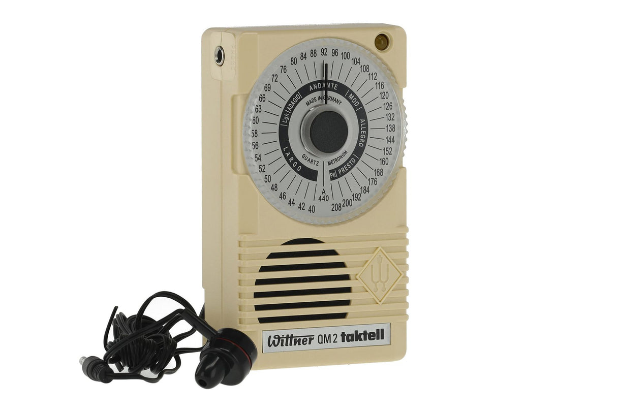 Wittner QM2 Metronome Ivory with Headphones