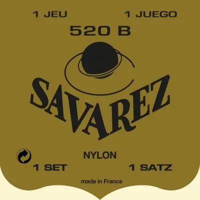 Savarez 520B Classical Guitar String Set Low Tension