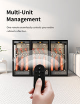 Lenthem CMI-145DT Humidity Control Cabinet for Violin Black