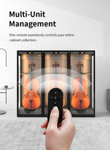 Lenthem CMI-355DT Humidity Control Cabinet for Cello Black