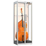 Lenthem CMIW-925DT Humidity Control Cabinet for Double Bass White