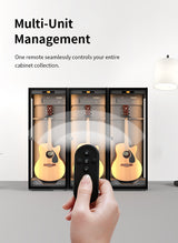 Lenthem CMI-185DT Humidity Control Cabinet for Acoustic Guitar Black
