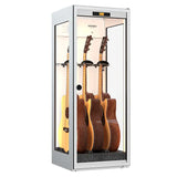 Lenthem CMIW-305DT Humidity Control Cabinet for 3 Acoustic Guitars White