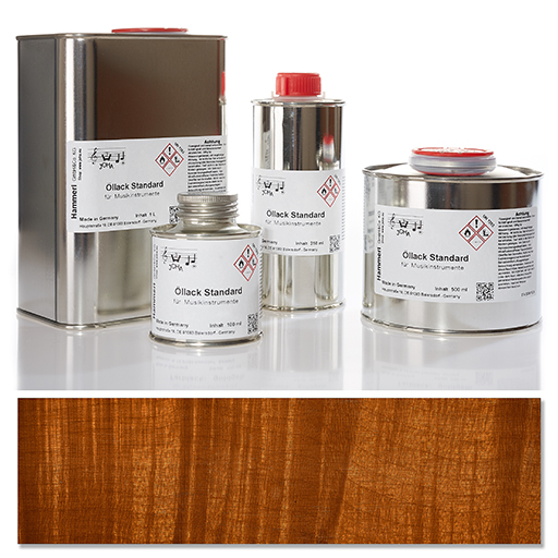 Hammerl Oil Colour Varnish Standard, Golden Brown, 250ml