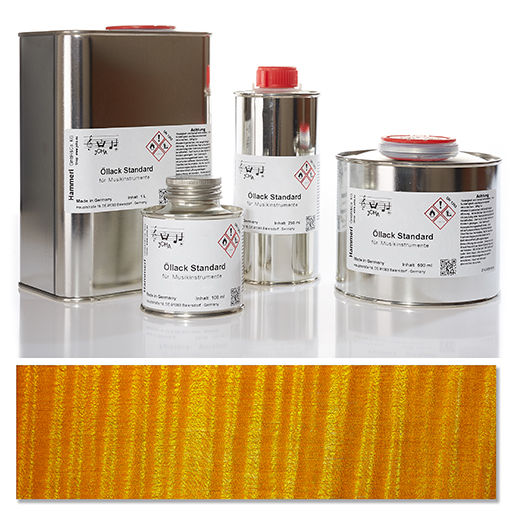 Hammerl Oil Colour Varnish Standard, Yellow, 250ml