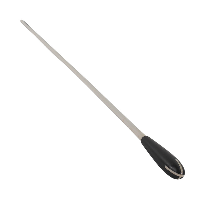 Takt White Conductors Baton with Ebony Handle and White Cross 13"