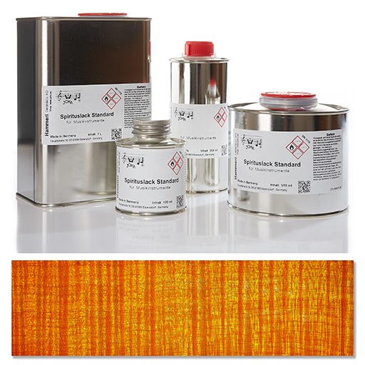 Hammerl Spirit Colour Varnish Standard, Golden Yellow, 100ml