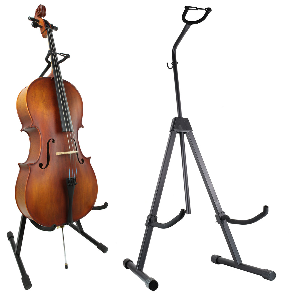 Kreisler Cello and Double Bass Stand with Bow Holder