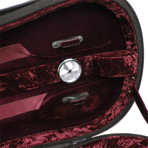 Violin Case - Gewa Liuteria Maestro Shaped, Black/Red, 4/4 - Special Order Only