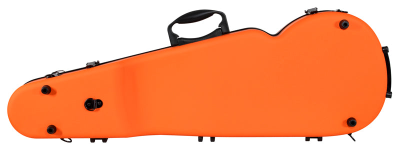 RAAN Shaped Violin Case Orange 1/2-1/4