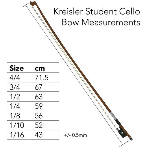 Kreisler Student Cello Bow 3/4