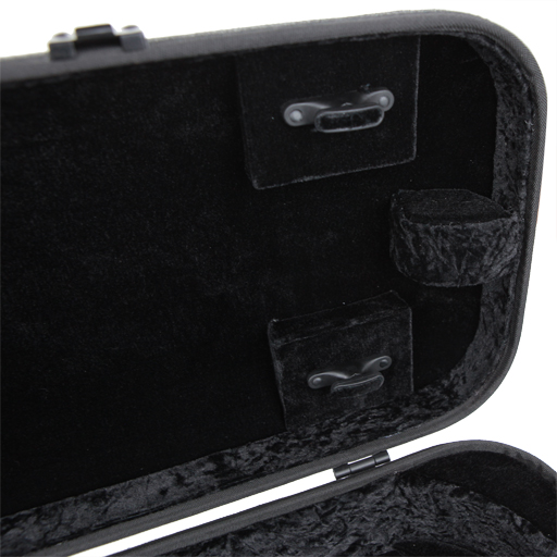 GEWA Bio-S Oblong Violin Case with Sheet Music Pocket Grey/Black