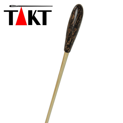 Takt Wooden Conductors Baton with Tigerwood Handle 13"