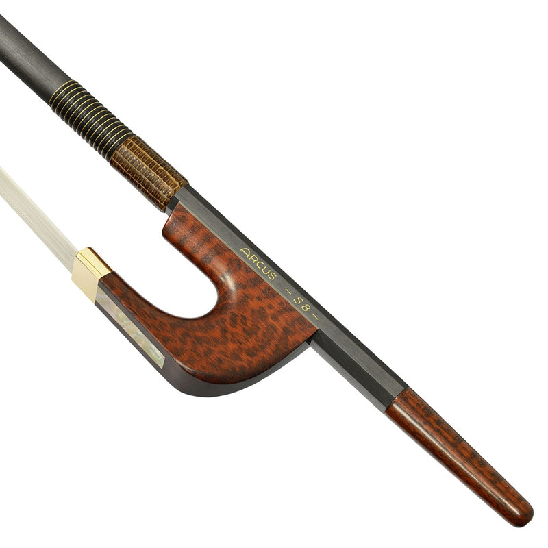 Double Bass Bow - Arcus S8 Gold 585 German Style Round