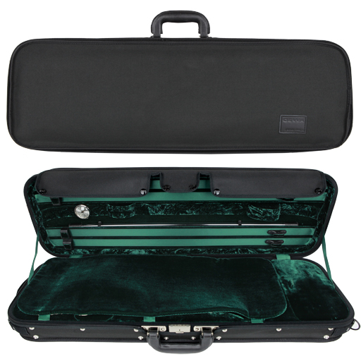 GEWA Liuteria Maestro Oblong Violin Case Black/Green