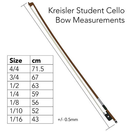 Kreisler Student Cello Bow 1/16
