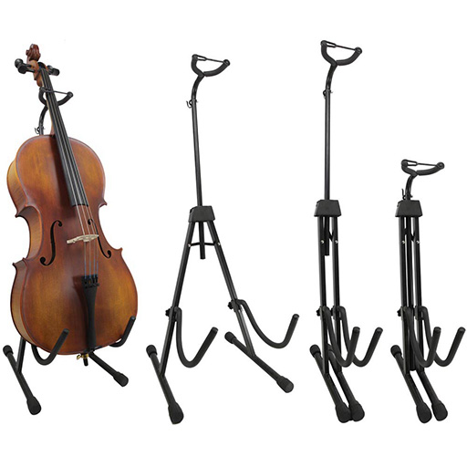 Cello and Double Bass Stand with Bow Holder